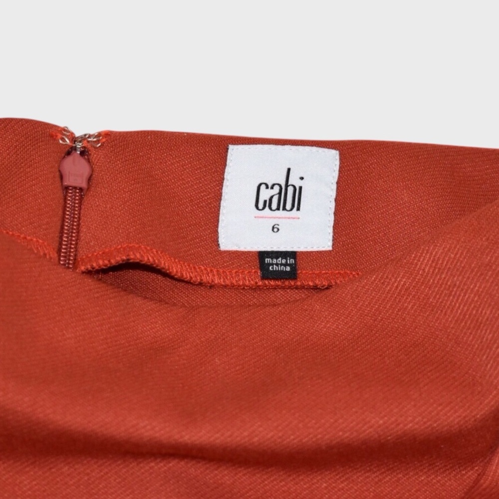 CAbi 3099 Ponte Knit Overlay Pencil Skirt - Picture 6 of 6